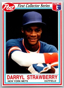 1990 Post Cereal #10 Darryl Strawberry    New York Mets