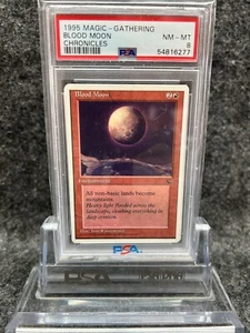 1995 MTG Chronicles Blood Moon PSA 8 - Picture 1 of 1
