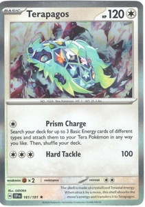 Terapagos - SV08: Surging Sparks 161/191 - Rare - NM Pokémon TCG - Picture 1 of 2
