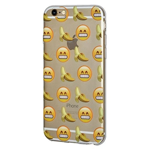 Amzer AMZ200063 Soft Gel Crystal Clear Transparent Emoji TPU Skin Case for - Image 1 of 1