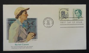 US Envelope, 1¢ & 17¢, Rachel Carson, Fleetwood unused (5023) - Picture 1 of 2