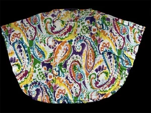 Lauren Ralph Lauren Women's Paisley 100% Kimono Sleeve Top Small - Picture 1 of 4