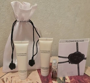 Viktor & Rolf Flowerbomb Perfume & Bomblicious Voluptuous Body Cream & ShowerGel - Picture 1 of 2