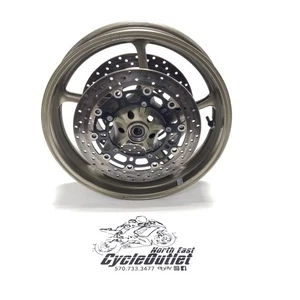 2009 08-16 YAMAHA YZF R6 OEM FRONT WHEEL RIM BRAKE ROTOR ROTORS *MEASURED STR8 - Picture 1 of 21