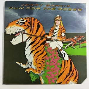 JERRY GARCIA: Run For The Roses VINYL LP PROMO M-/EX 1982 ARISTA (Grateful Dead) - Picture 1 of 5