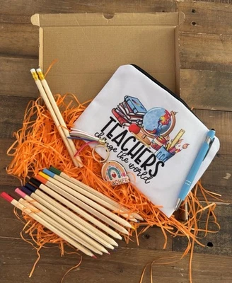 Teachers Present Gift Christmas Thank You Teacher Appreciation Stationery Hamper - Image 1 of 4