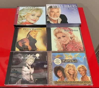 Dolly Parton/Kenny Rogers-6 CD Lot-Love Songs,Legedary,Best Of,Always Love You - Image 1 of 4
