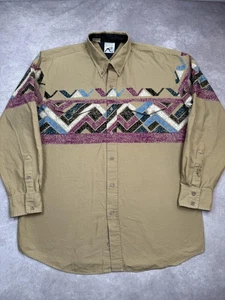 Vintage Roper Shirt Mens Extra Large Southwestern Aztec Western Button Up 90s - Picture 1 of 13