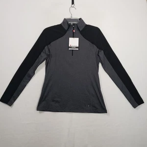 Sunice Sports Pomona 1/4 Zip Mock Neck Pullover Womens Small Gray New NWT - Picture 1 of 11