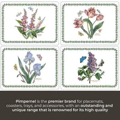 Pimpernel Botanic Garden Placemats - Set of 4 - NIB - Image 1 of 4