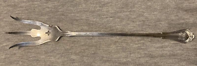 1800s GORHAM PRATA ESTERLINA 9" GARFO DE ALFACE CARRINGTON THOMAS & SONS SC - Imagem 1 de 4