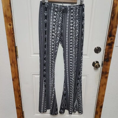 Daisy Del Sol Cintura Alta Gitana Cómoda Yoga Étnica Tribal Elastizada Acampanada Talla XL Foto 1 de 4