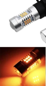 2 LED PY24W CAN BUS DE LUZ NARANJA.AMBAR, INTERMITENTES. - Imagen 1 de 9