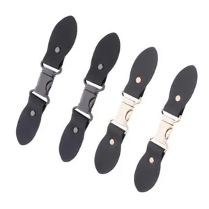 2 X PU Leather Toggle Buckle With Metal Clasp For Clothing - Picture 1 of 4