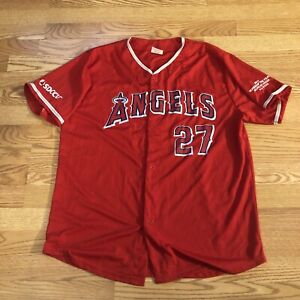 Los Angeles Angels Mike Trout #27 Jersey Adult  XL pre-owned by S.D.C.C.U.  2019