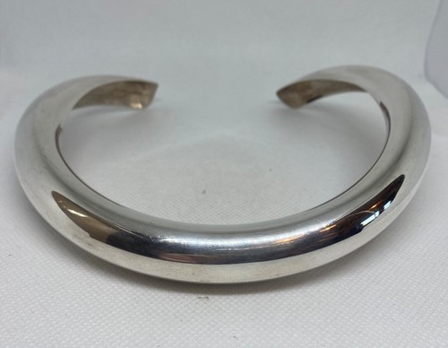 HERMÈS Collana Collare Tubulare Hermes Argento Sterling Vintage