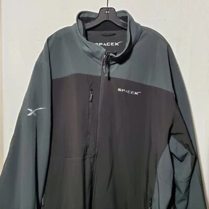 Space X Jacket Men’s 5XLT Black Full Zip Softshell  - Picture 1 of 13