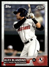 2015 Topps Pro Debut 140 Alex Blandino   Billings Mustangs  Baseball Card