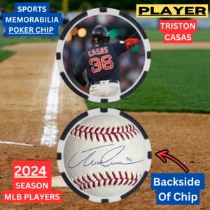 TRISTON CASAS - 2024 MLB PLAYER - POKER CHIP - **SIGNED** - Picture 1 of 2
