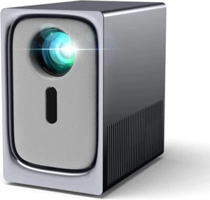 Mini Projector with Wifi and Bluetooth, Portable Projector 4K Home Theater Movie - Picture 1 of 5