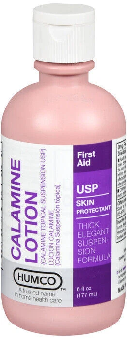 Calamine Lotion Pink Plain 6oz Humco - Image 1 of 1