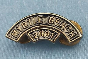 MYRTLE BEACH 2001 PEWTER & ENAMEL RALLY PIN NEW - Picture 1 of 5