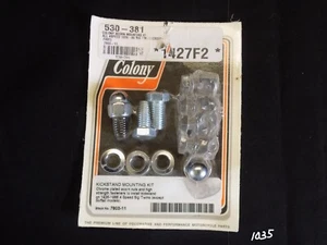 Kickstand Mounting Kit Chrome Harley Motorcycle, Colony 530-381 Big Twin - Bild 1 von 9