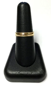 (MA1) 14k Yellow Gold 4.2mm 2.6g Size 9 Lady's Wedding Band - Picture 1 of 4