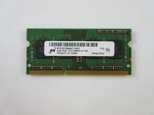 Memoria RAM SODIMM 2 GB PC3-10600S MICRON MT8JSF25664HZ-1G4D1 Originale #6 - Picture 1 of 1