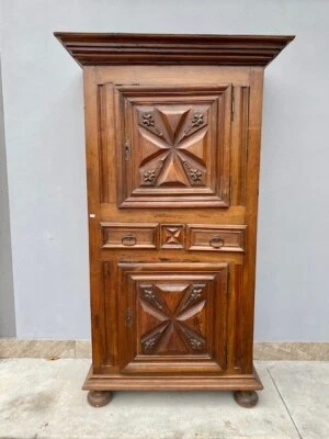 Stipo Bretone in Rovere- Restaurato (in corso d'opera)_car 2784 - Immagine 1 di 4