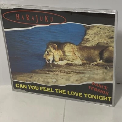 HARAJUKU Can You Feel The Love Tonight Dance Version 4 Tracks Like New - Image 1 of 4