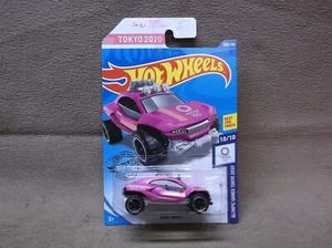 HOT WHEELS PINK 2020 #205 REG TREASURE HUNT DUNE DADDY BUGGY TOKYO OLYMPIC GAMES - Picture 1 of 3