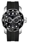 Invicta Pro Diver Scuba GMT Silicone Strap Black Dial INV45721 100M Mens Watch