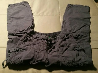 Pantalón United Colors of Benetton Niñas XL 12 100% Algodón Azul Oscuro Corbatas fruncidas Foto 1 de 4