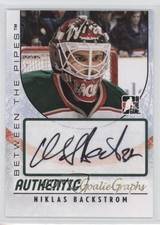 2007-08 ITG Between the Pipes GoalieGraphs Niklas Backstrom #A-NB Auto