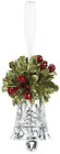 Christmas Kissing Krystals Mini Mistletoe Bell Ornament