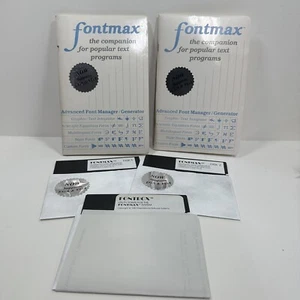 FontMax & FontBox 1987 Intercontinental Software Systems floppy disks 5.25 - Picture 1 of 6