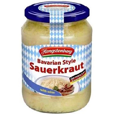 Hengstenberg Sauerkraut Bavarian Style 24 Ounce (pack of 12)