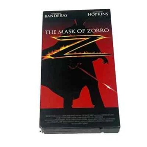 The Mask of Zorro VHS Movie Antonio Banderas Anthony Hopkins Catherine Z Jones - Picture 1 of 3