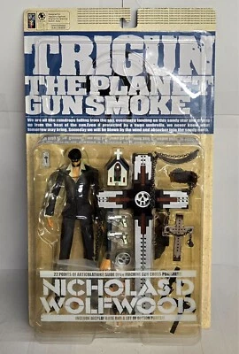 ToyTribe - Trigun: The Planet Gunsmoke - Nicholas D Wolfwood (Caja abierta) COMPLETO Foto 1 de 4