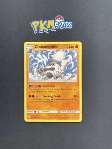 Pokémon TCG Crabominable Cosmic Eclipse 122/236 Regular Rare LP. - Picture 1 of 3