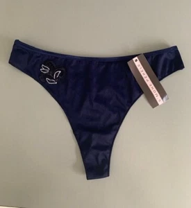 Simone Perele Andora Tanga Navy Größe 3 UK 12 - Bild 1 von 4