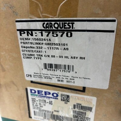 DEPO Auto Parts 332-1117R-AS Lighting - Exterior - Headlight Assembly - Image 1 of 4