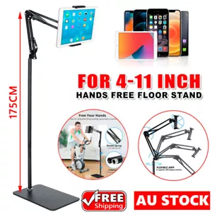 175cm Adjustable Tablet Phone Floor Stand Bed Lazy Mount Holder For iPhone iPad - Picture 1 of 12