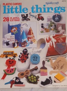 NEEDLECRAFT Shop Plastic CANVAS LITTLE THINGS booklet 89PH2 1989 054525200209 - Picture 1 of 4