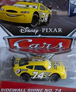 DISNEY PIXAR CARS "#74 SIDEWALL SHINE", CONFEZIONE IMPERFETTA, SPEDIZIONE IN TUTTO IL MONDO - Foto 1 di 6