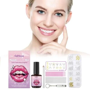 1 Kit Teeth Gems Kit Family Self-use Gems Crystal Ornaments Sparkle D4P6 - Picture 1 of 14