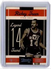 2010-11 Panini Classics Timeless Tributes Platinum Rickey Green 13/25 Utah Jazz