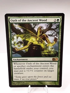 MTG - M14 - Oath of the Ancient Wood - #187 - Lightly Played - Picture 1 of 5