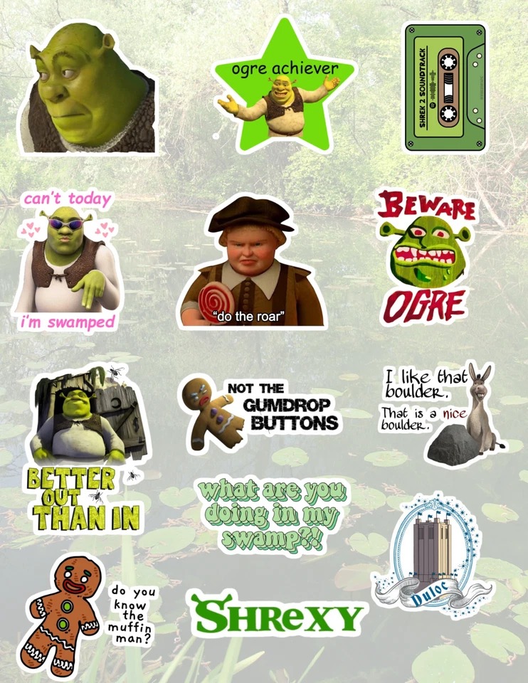 Shrek Sticker Pack